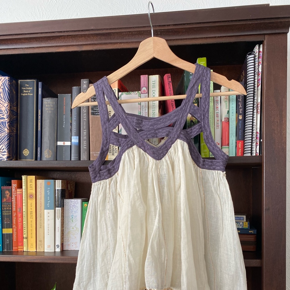 Free People Flowy Cotton Blouse